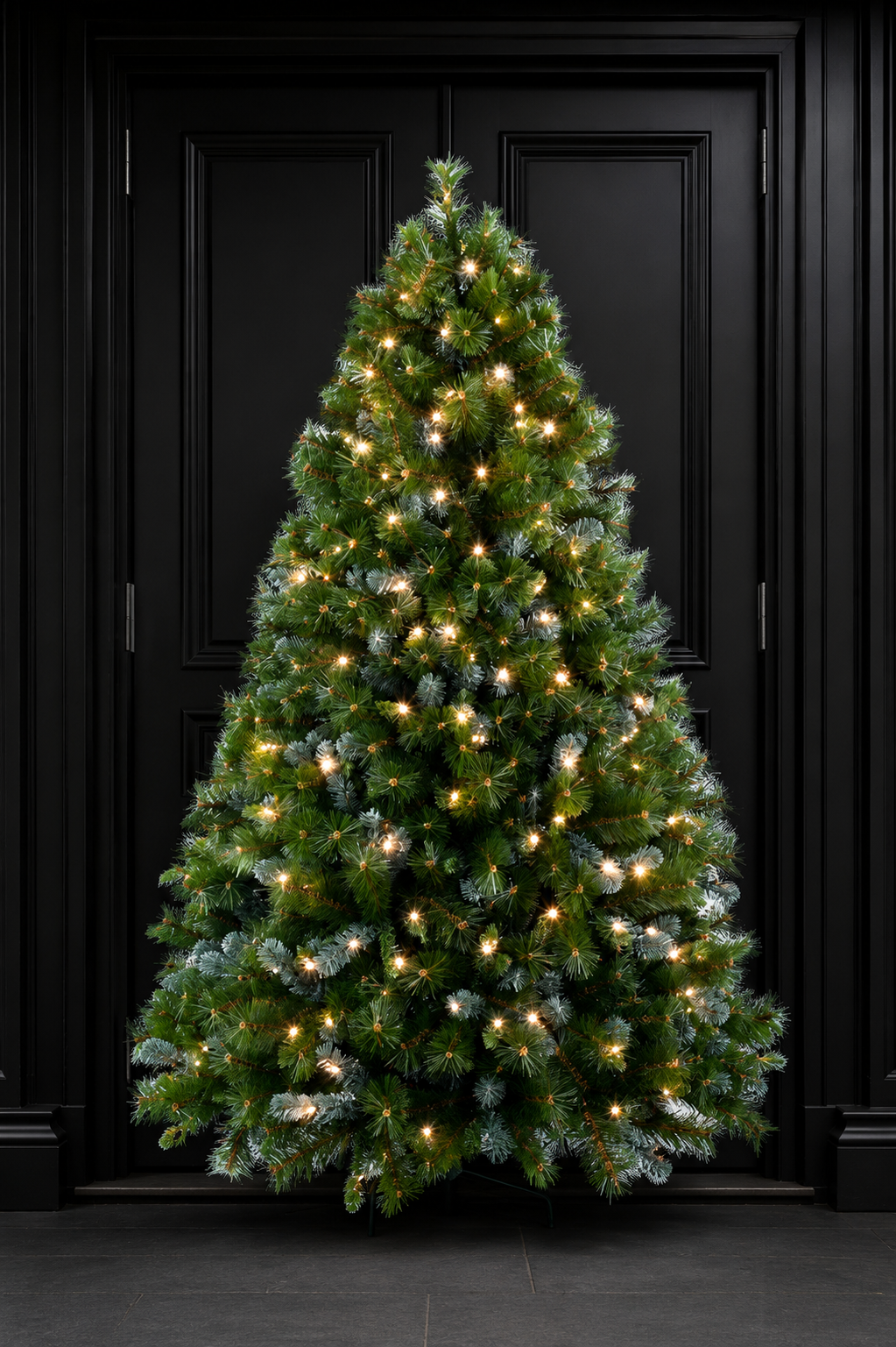 Birmingham Fir Pre-lit Christmas Tree - Dual LED 210 CM