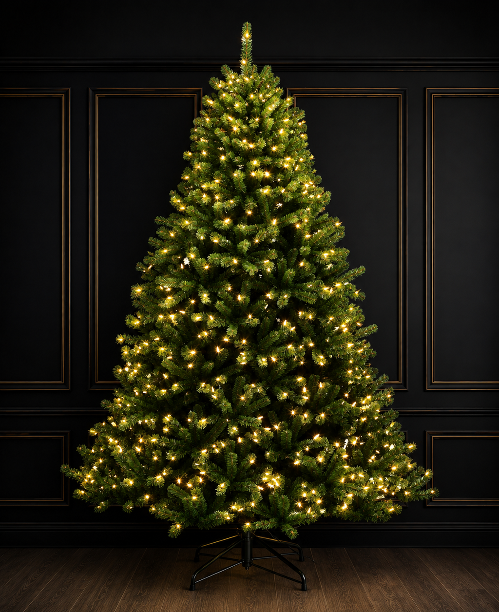 Brunswick Spruce Pre-lit Christmas Tree - Warm White LED 240 CM