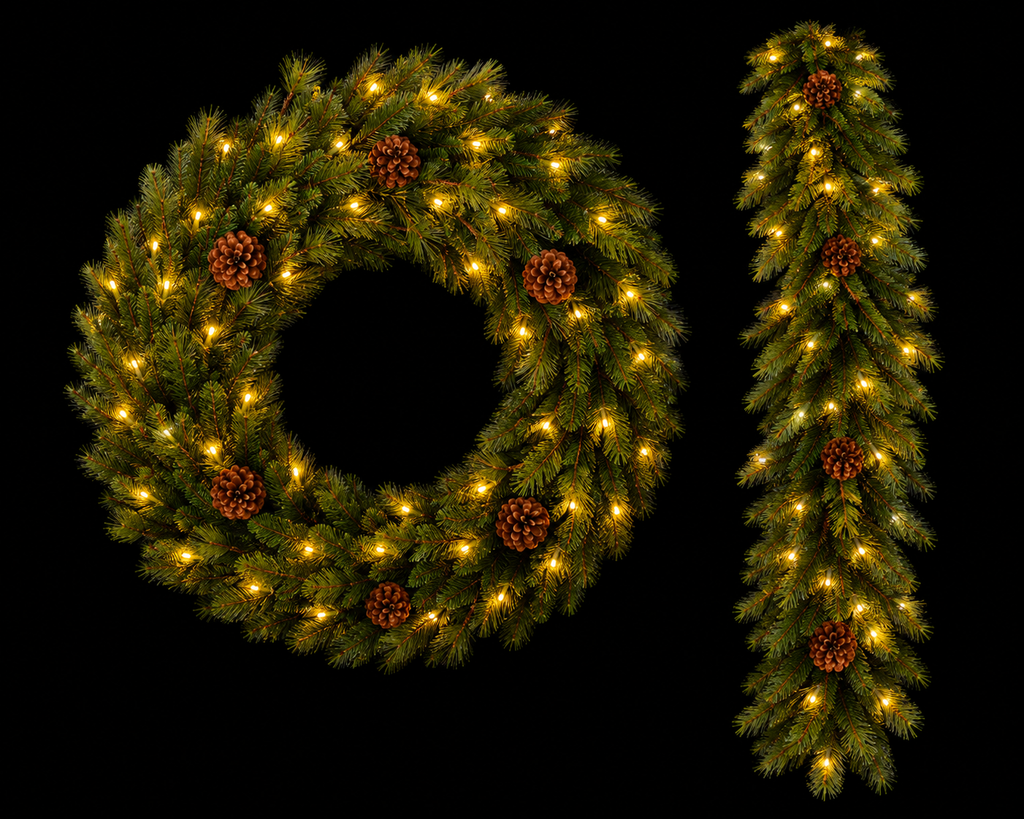 Northern Spruce Christmas Wreath