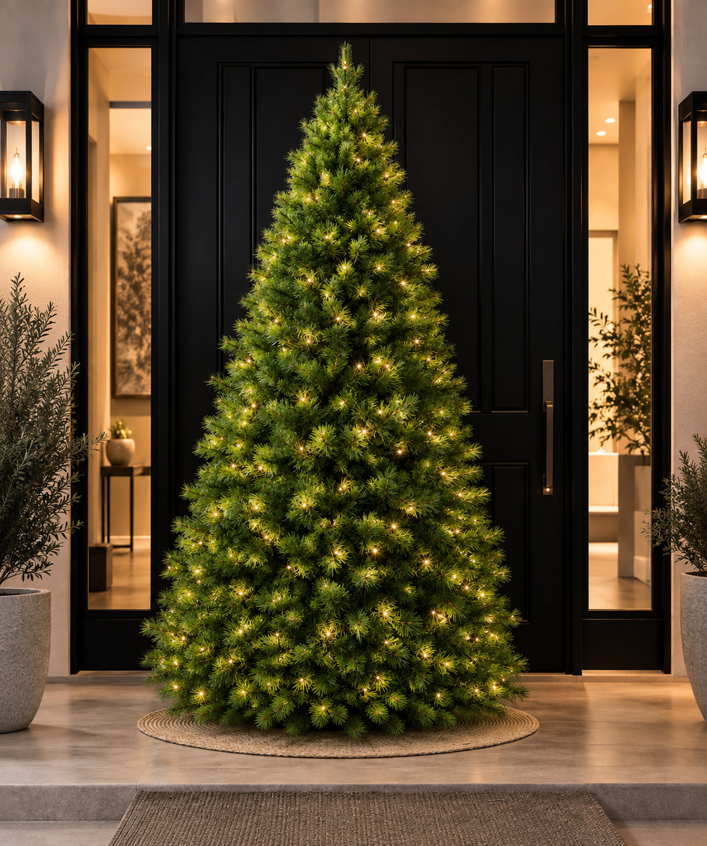 Montgomery Pine Pre-lit Artificial Christmas Tree - Dual LED 210CM